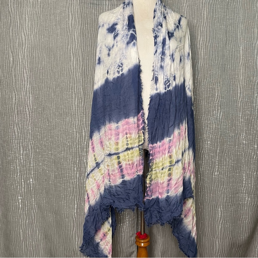 Oversized tie dye scarf/wrap/sarong